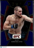 Sean Strickland 2022 Select UFC Blue Rookie RC MMA