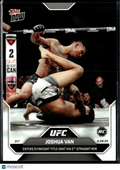 Joshua Van 2025 Topps Now UFC RC Rookie MMA #20