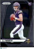 J.J. McCarthy 2024 Panini Prizm Rookie RC Minnesota Vikings