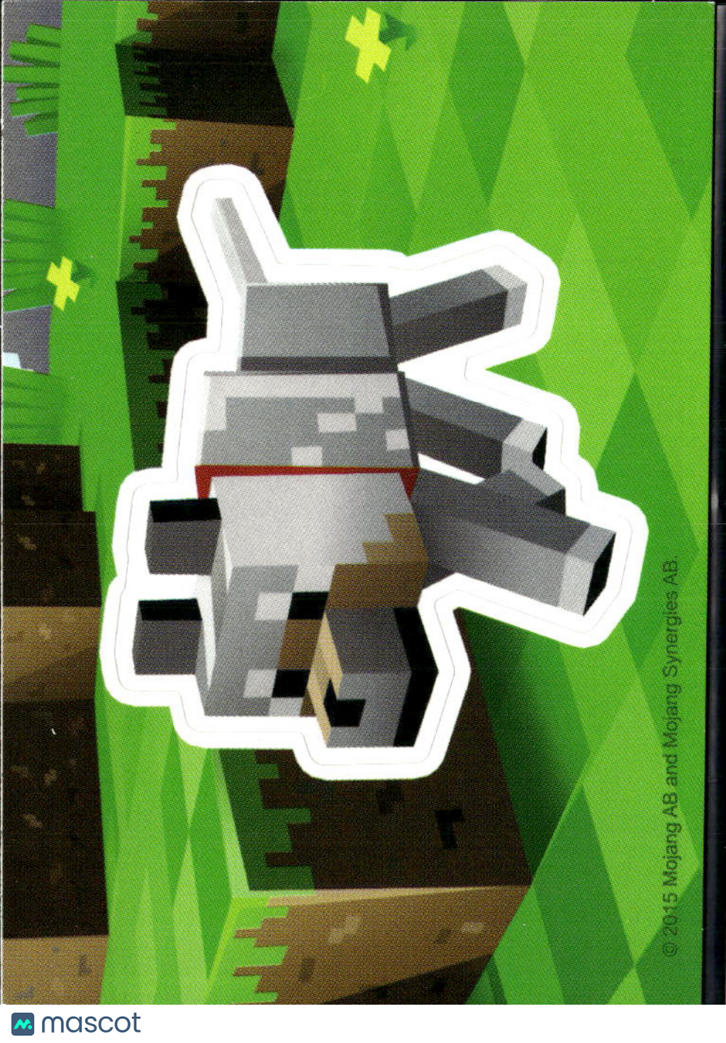 Dog 2015 Panini Minecraft Sticker Rookie RC