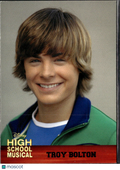 Zac Efron 2006 Topps Disney High School Musical Rookie Card RC #1