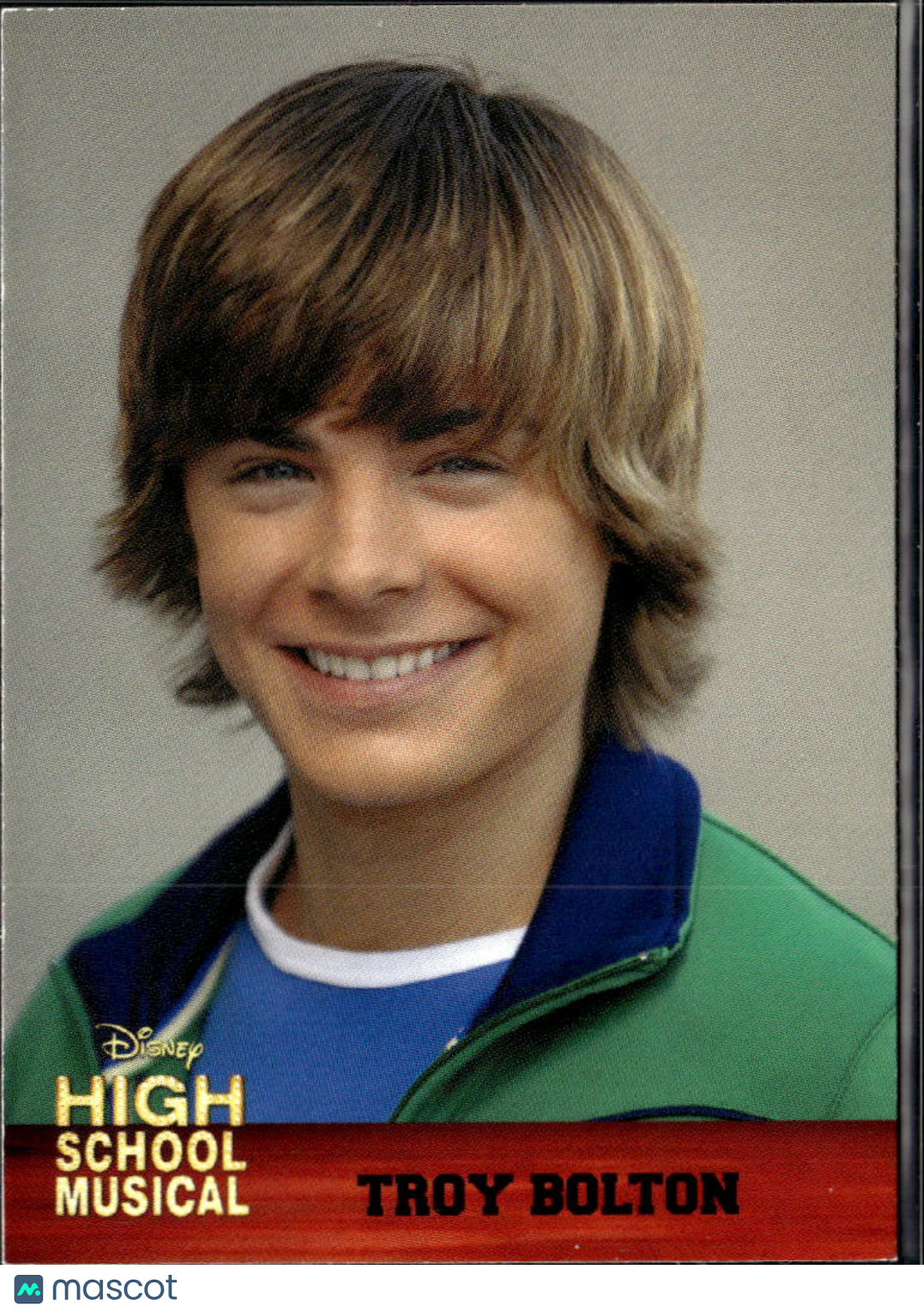 Zac Efron 2006 Topps Disney High School Musical Rookie Card RC #1