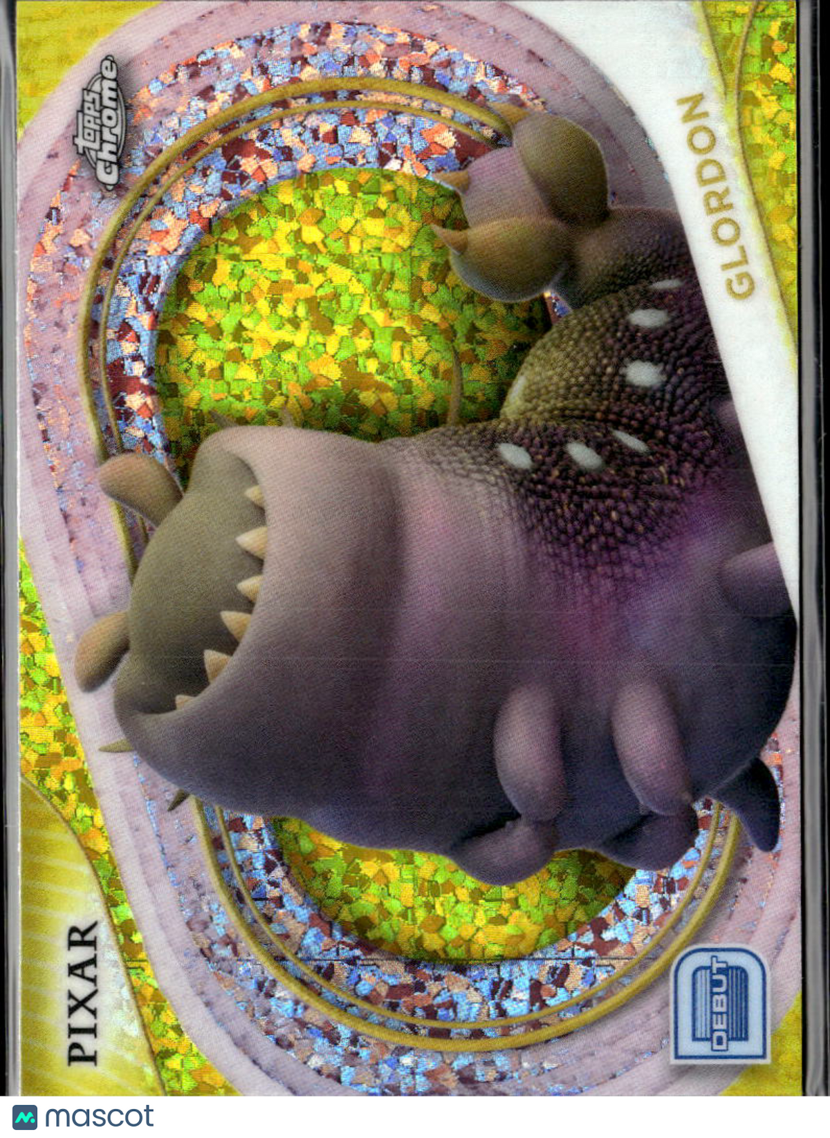 Glordon 2025 Topps Chrome Disney Yellow Mini Diamond Debut #140