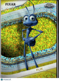 Flik 2025 Topps Chrome Disney Pixar Yellow Mini Diamond #78