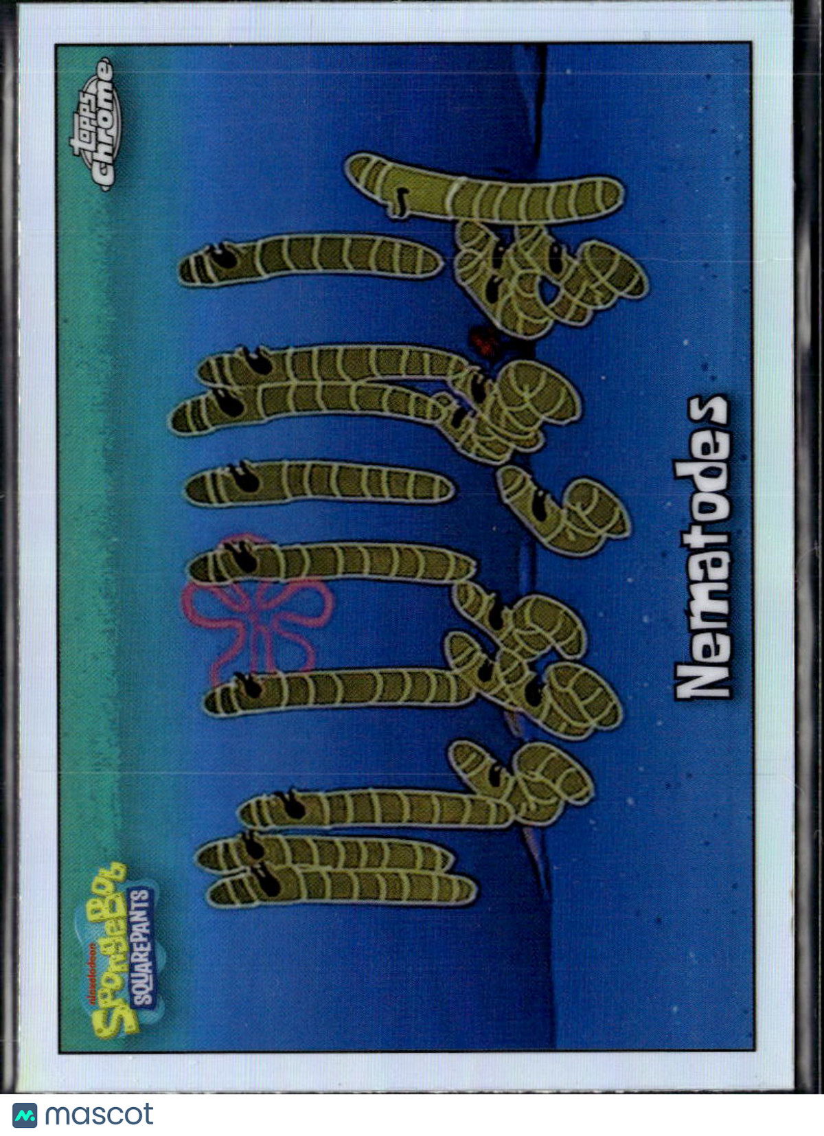 Nematodes 2025 Topps Chrome SpongeBob SquarePants REFRACTOR #143