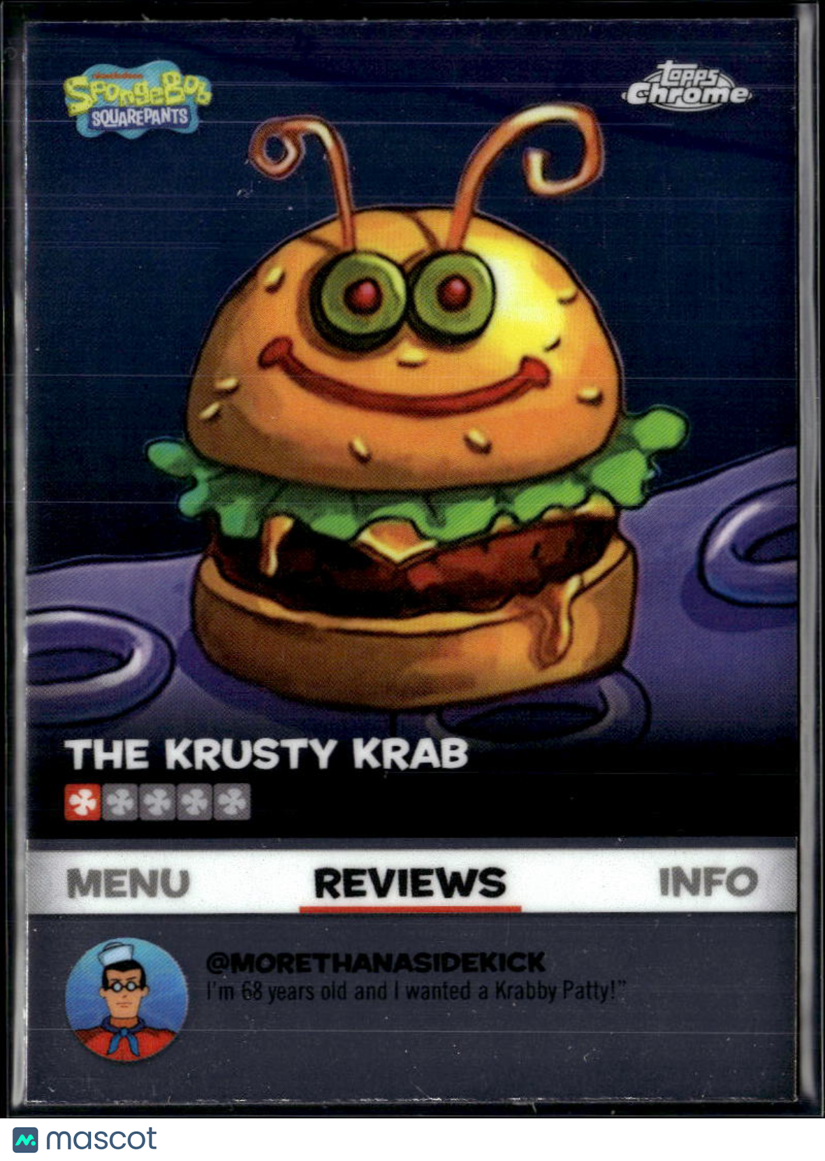 The Krusty Krab 2025 Topps Chrome SpongeBob SquarePants Reviews #BB-18