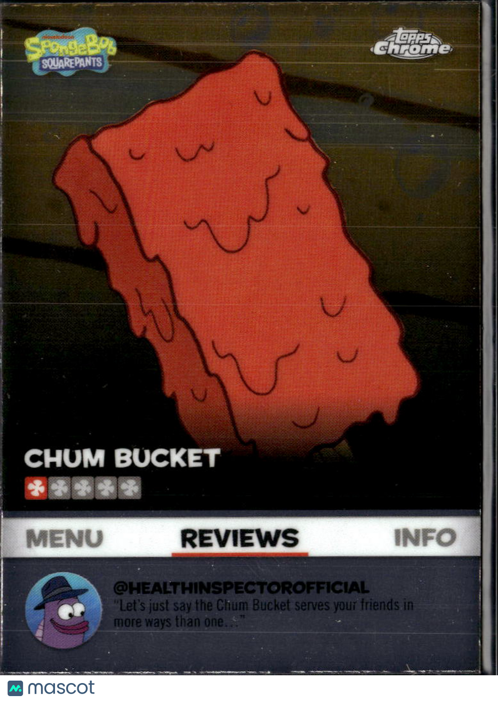 Chum Bucket 2025 Topps Chrome SpongeBob SquarePants Reviews #BB-5
