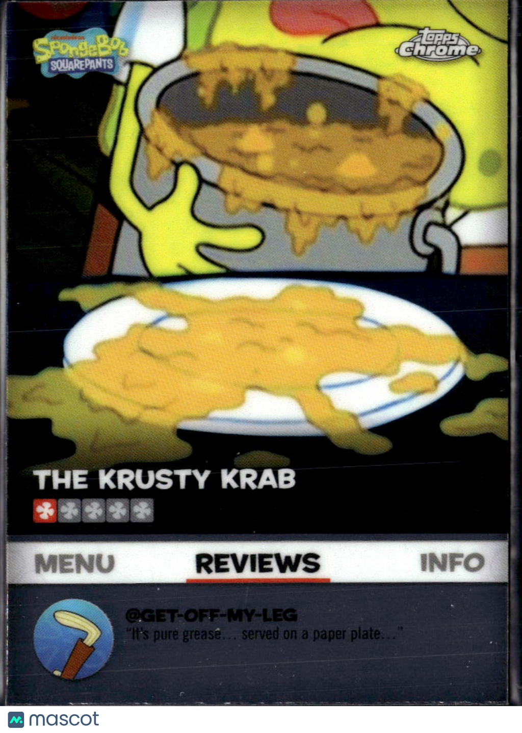 The Krusty Krab 2025 Topps Chrome SpongeBob SquarePants Reviews #BB-18