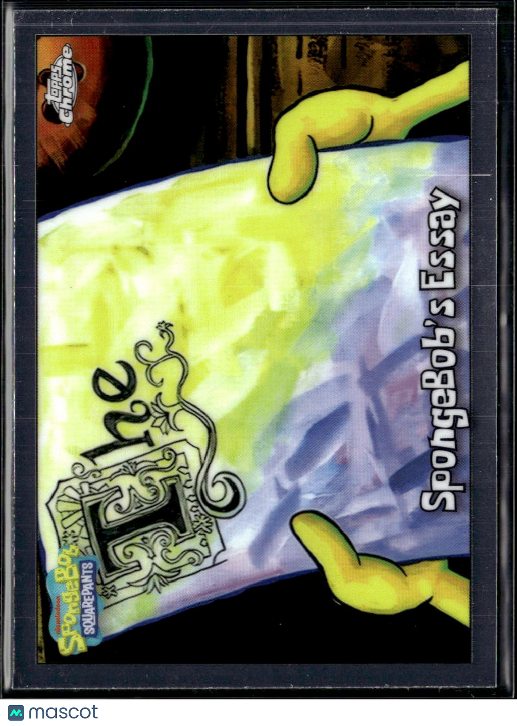 Spongebob's Essay 2025 Topps Chrome SpongeBob SquarePants #87