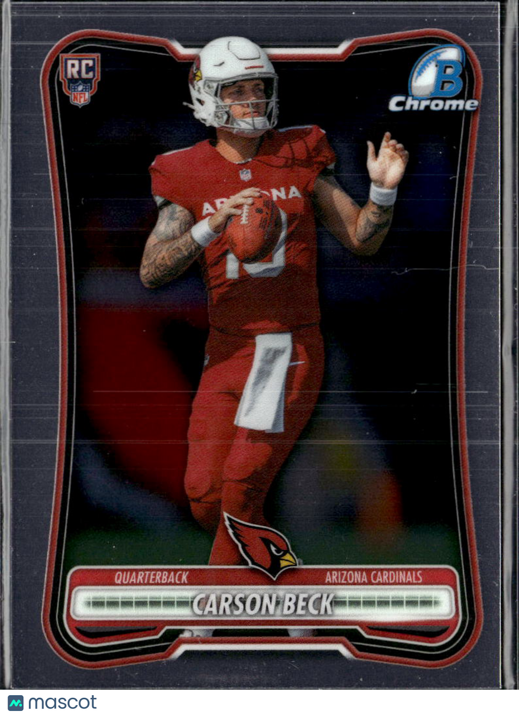 Carson Beck 2026 Bowman Chrome RC Rookie Arizona Cardinals