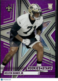 Kelvin Banks Jr. 2025 Rookies & Stars RC Purple /999 New Orleans Saints