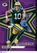 Jordan Love 2025 Rookies & Stars Purple /999 Green Bay Packers