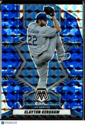 Clayton Kershaw 2022 Mosaic Blue Camo Los Angeles Dodgers