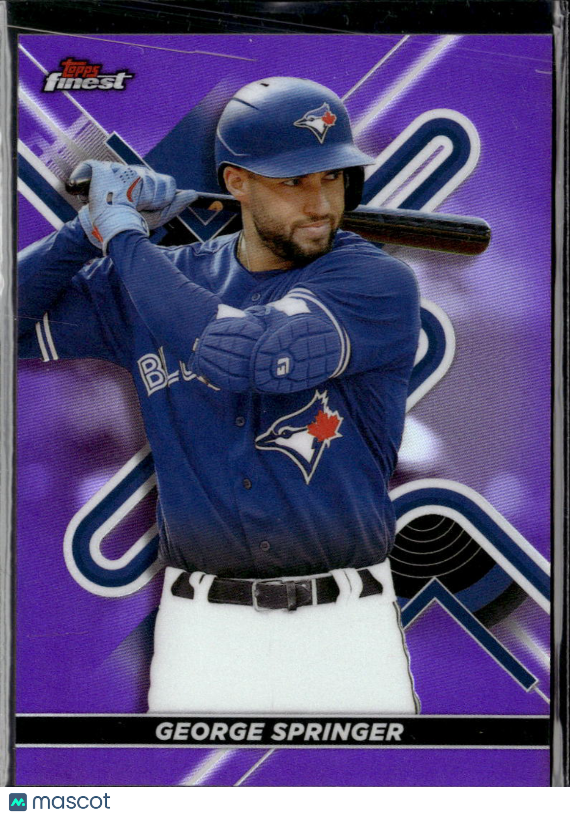 George Springer 2022 Topps Finest Purple /250 Toronto Blue Jays