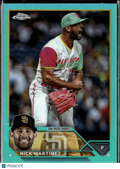 Nick Martinez 2023 Topps Chrome Aqua Refractor /199 San Diego Padres