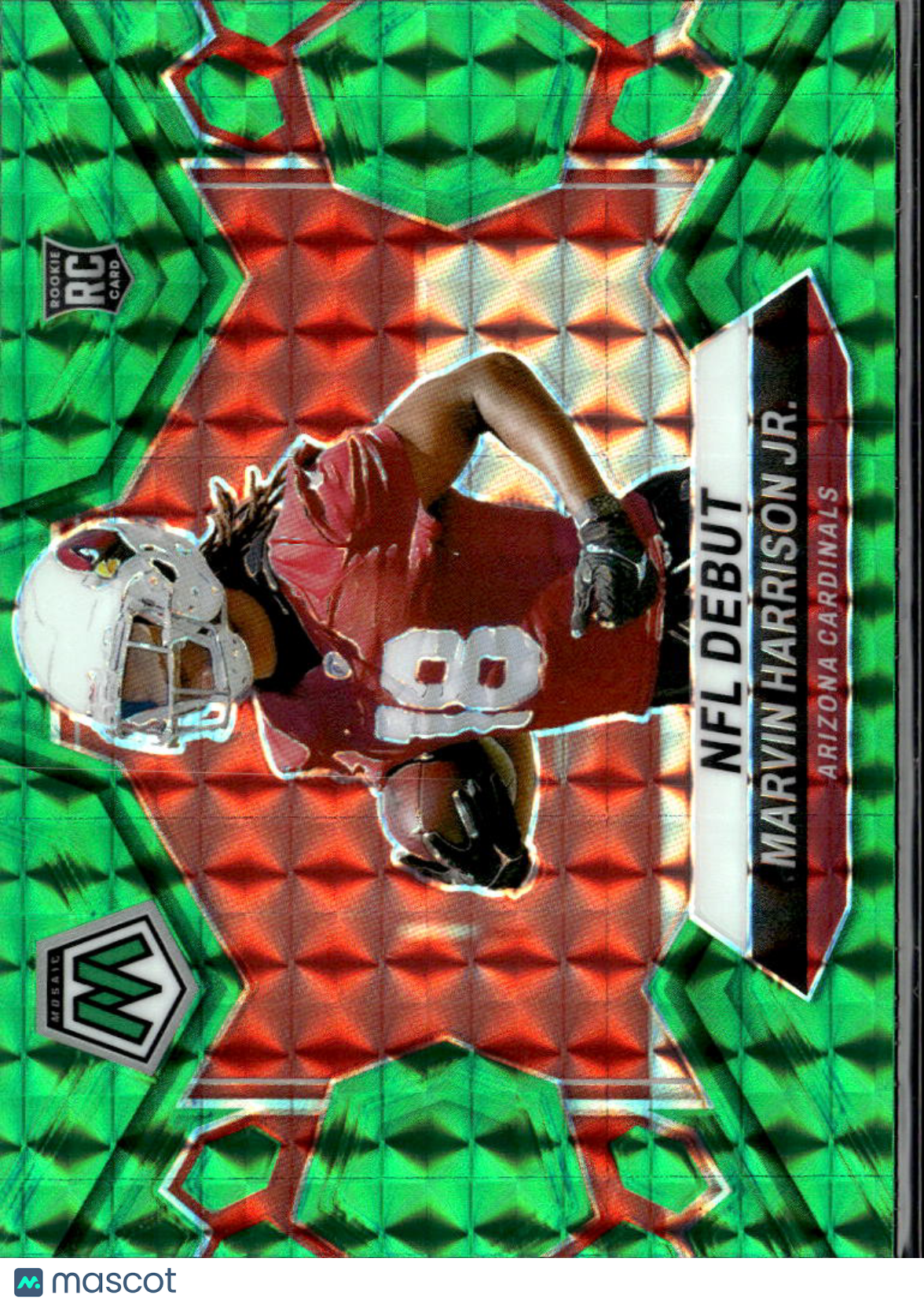 Marvin Harrison Jr. 2024 Mosaic Rookie RC Green Arizona Cardinals