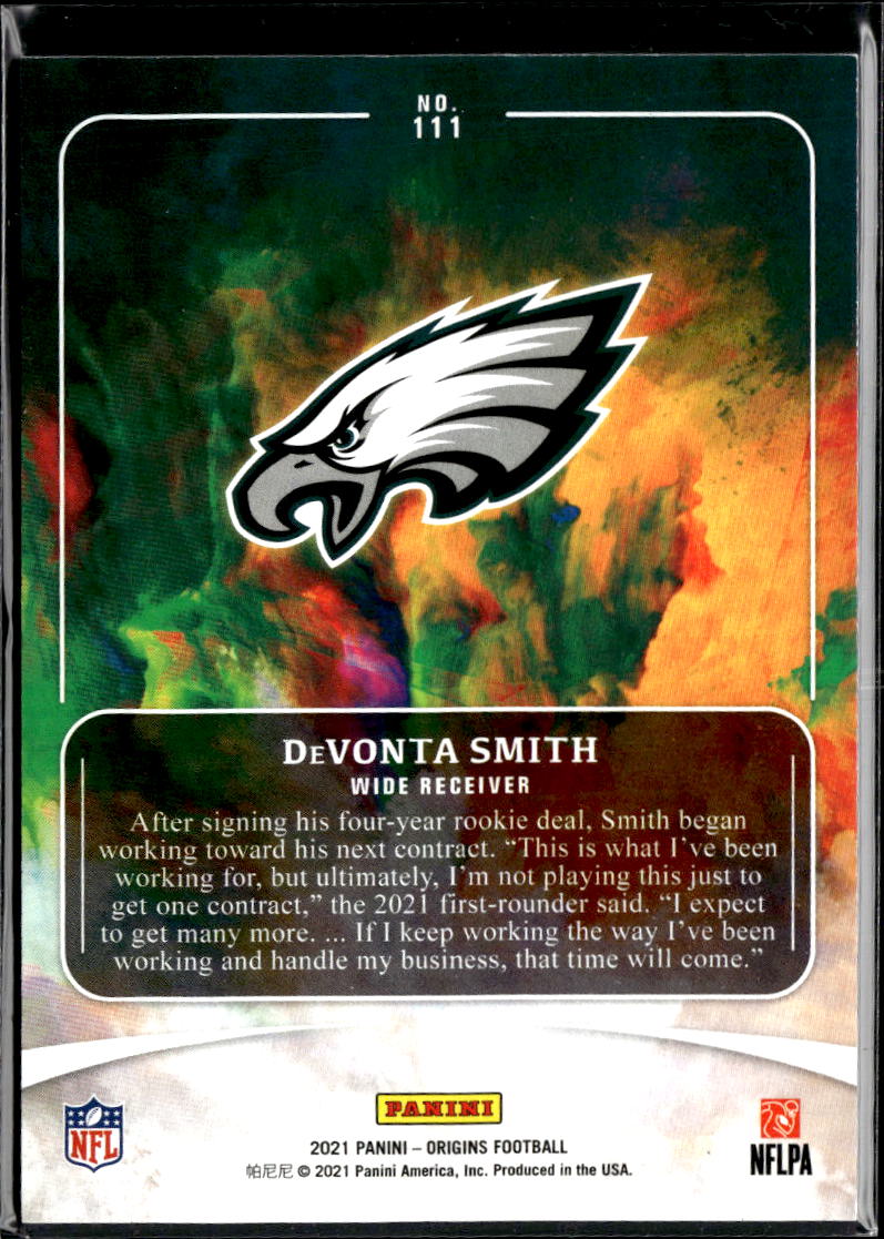 DeVonta Smith 2021 Origins Rookie RC Philadelphia Eagles