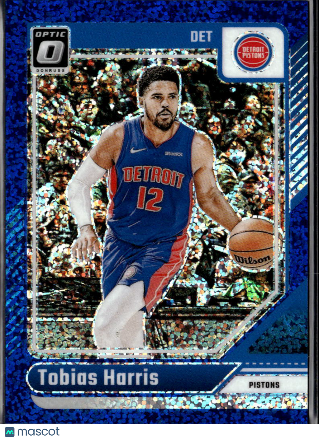 Tobias Harris 2024-25 Optic Blue Sparkle /180 Detroit Pistons
