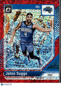 Jalen Suggs 2024-25 Optic Red Sparkle Prizm SSP Orlando Magic