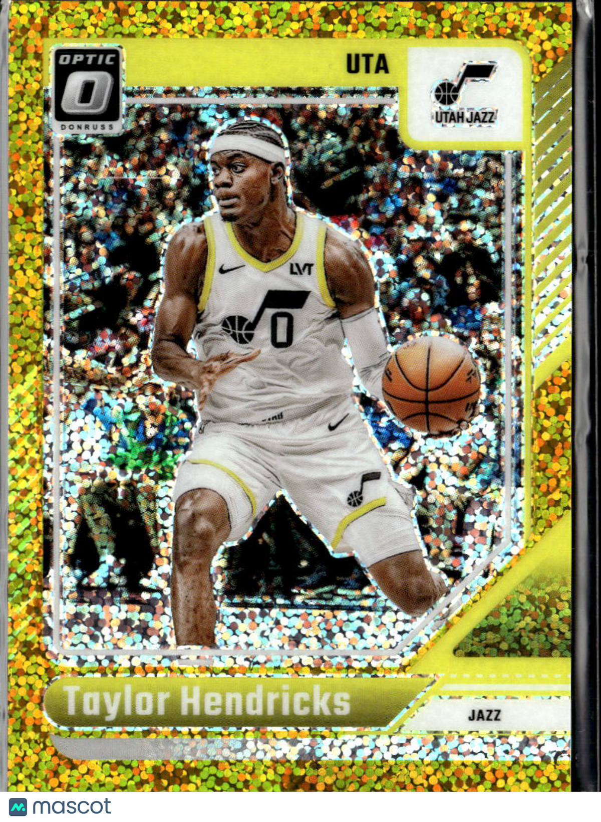 Taylor Hendricks 2022-25 Optic Gold Sparkle Prizm 11/24 Utah Jazz