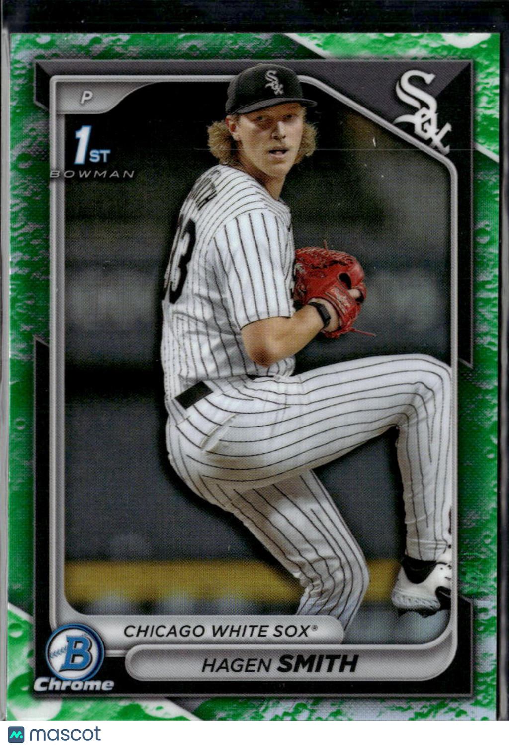 Hagen Smith 2024 Bowman Chrome 1st Lunar Glow Refractor Chicago White Sox