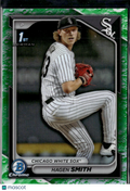 Hagen Smith 2024 Bowman Chrome 1st Lunar Glow Refractor Chicago White Sox