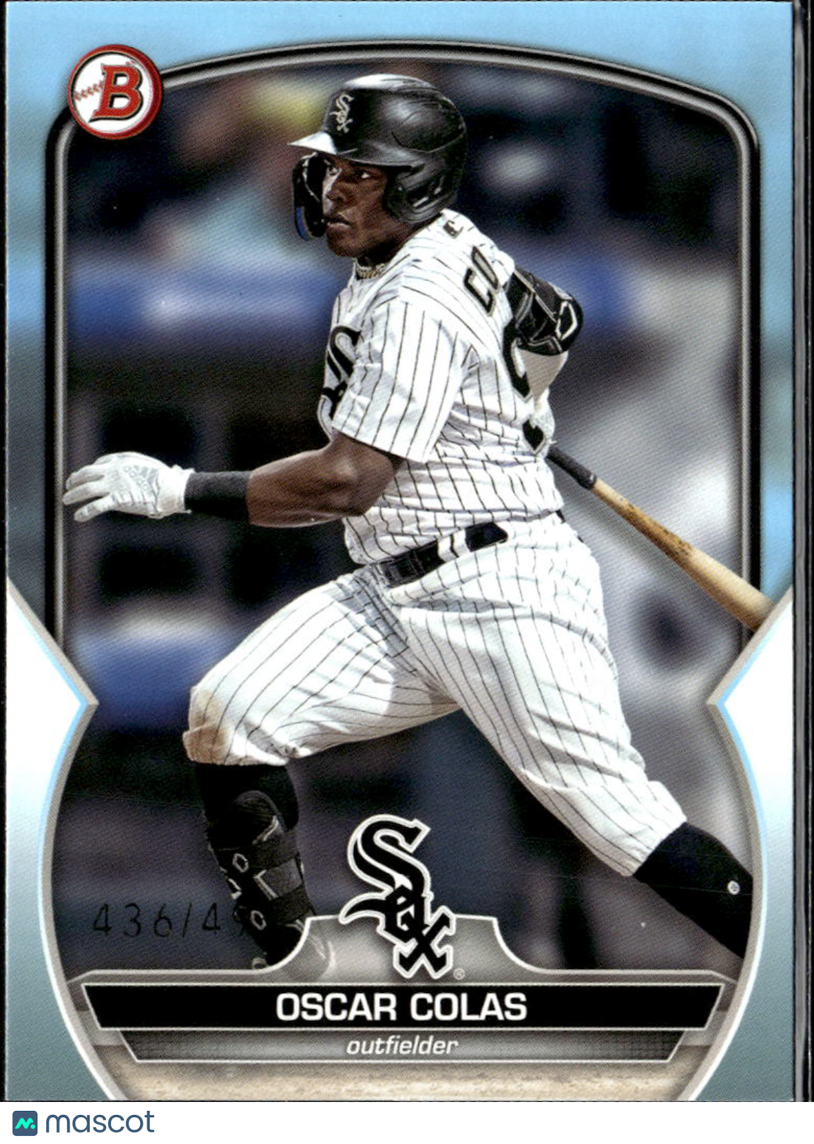 Oscar Colas 2023 Bowman Sky Blue /499 Chicago White Sox