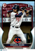Edouard Julien 2023 Bowman 1st Sky Blue /499 Minnesota Twins