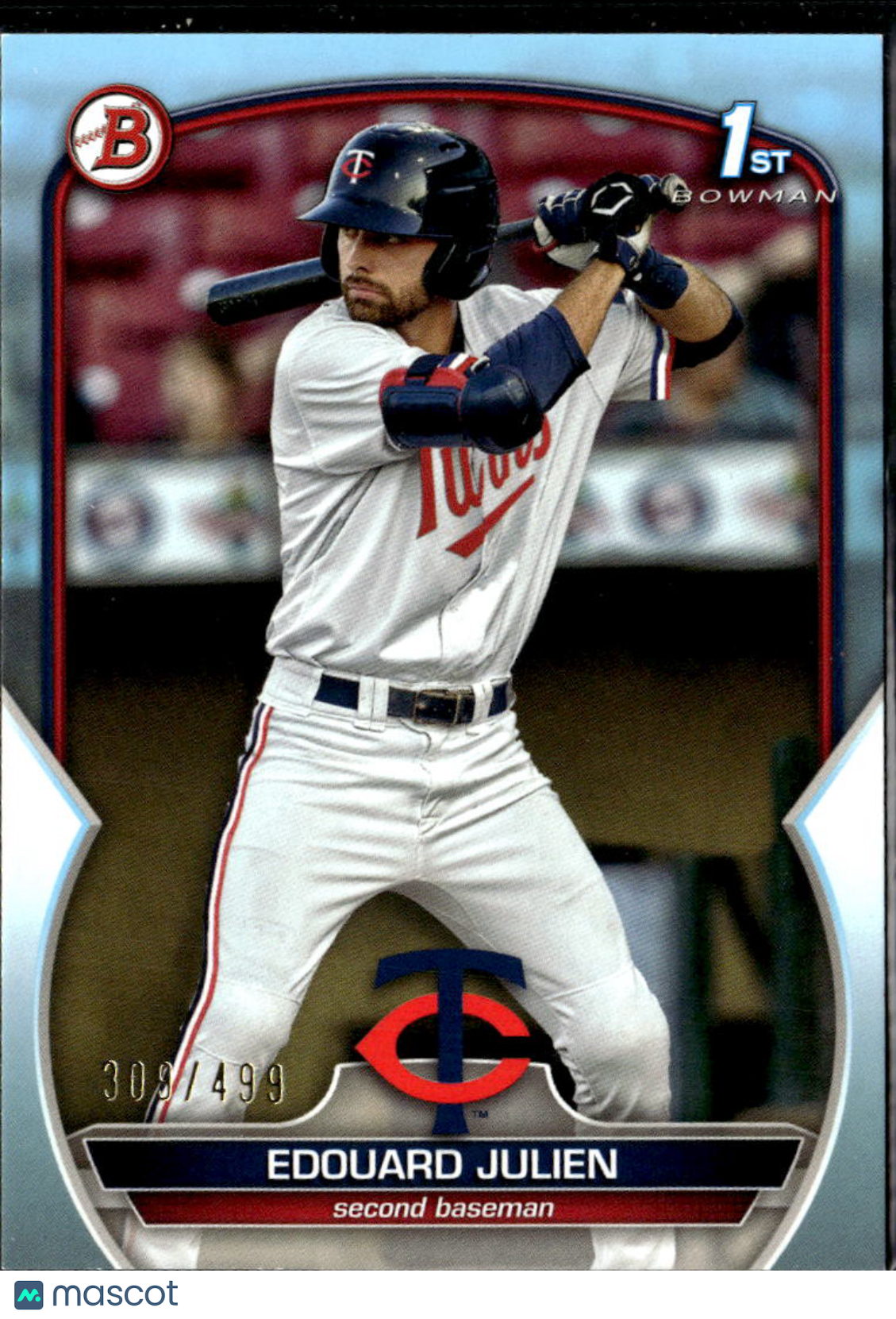 Edouard Julien 2023 Bowman 1st Sky Blue /499 Minnesota Twins
