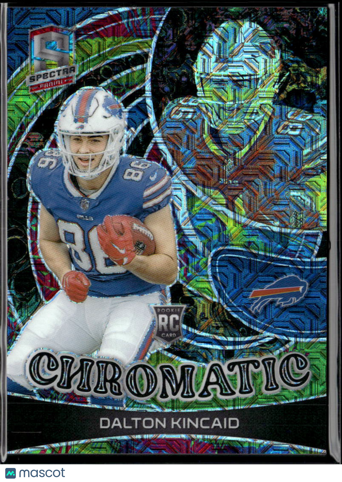 Dalton Kincaid 2023 Spectra Chromatic Rookie RC 9/25 Buffalo Bills
