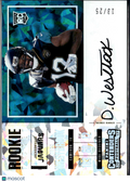Dede Westbrook 2017 Contenders Auto Autograph Cracked Ice RC /25 Sooners Jaguars