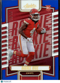 Rashee Rice 2023 Absolute Blue Rookie RC 19/50 Kansas City Chiefs