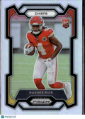 Rashee Rice 2023 Prizm Silver Prizm Rookie RC Kansas City Chiefs #350