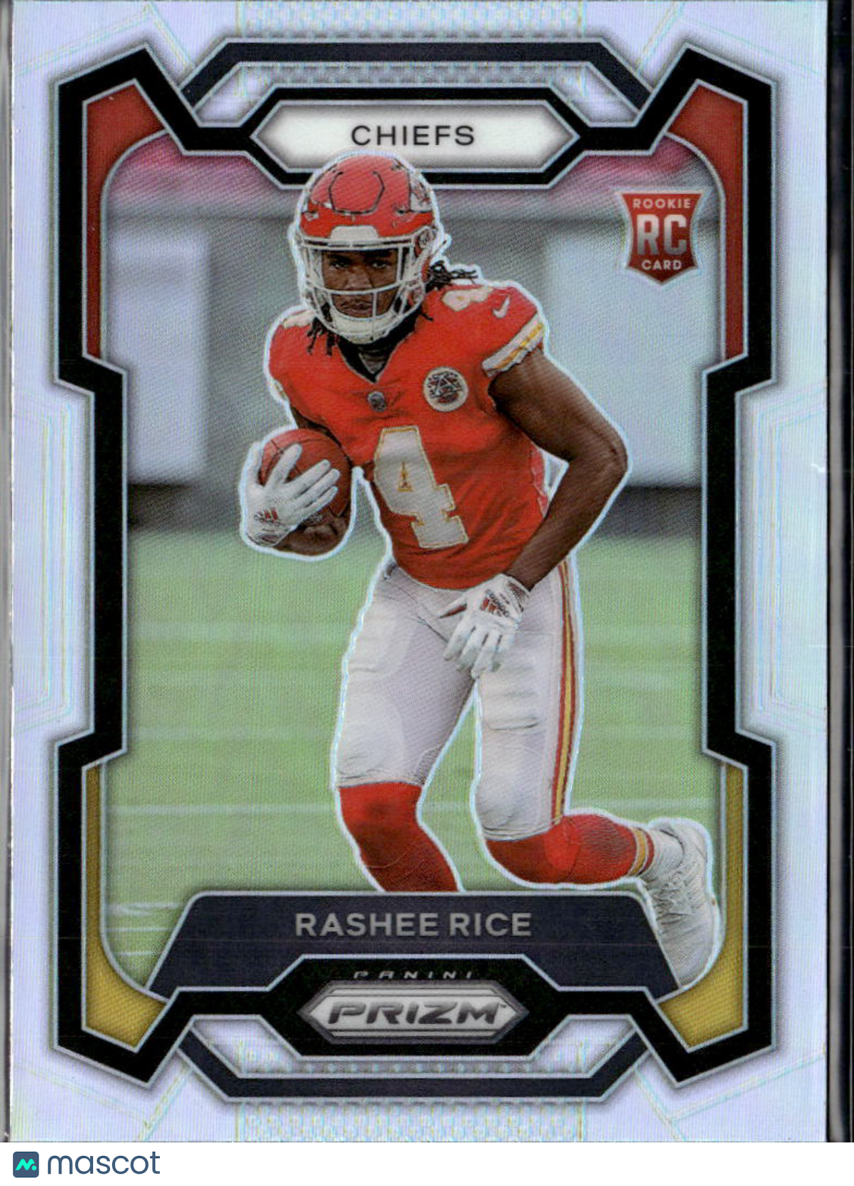 Rashee Rice 2023 Prizm Silver Prizm Rookie RC Kansas City Chiefs #350