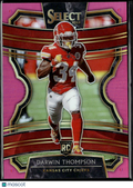 Darwin Thompson 20219 Select Pink Prizm Rookie SSP 6/10 Jenks Kansas City Chiefs