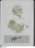 Michael Hawkins Jr. 2024 Leaf Auto Autograph Printing Plate RC West Virginia 1/1