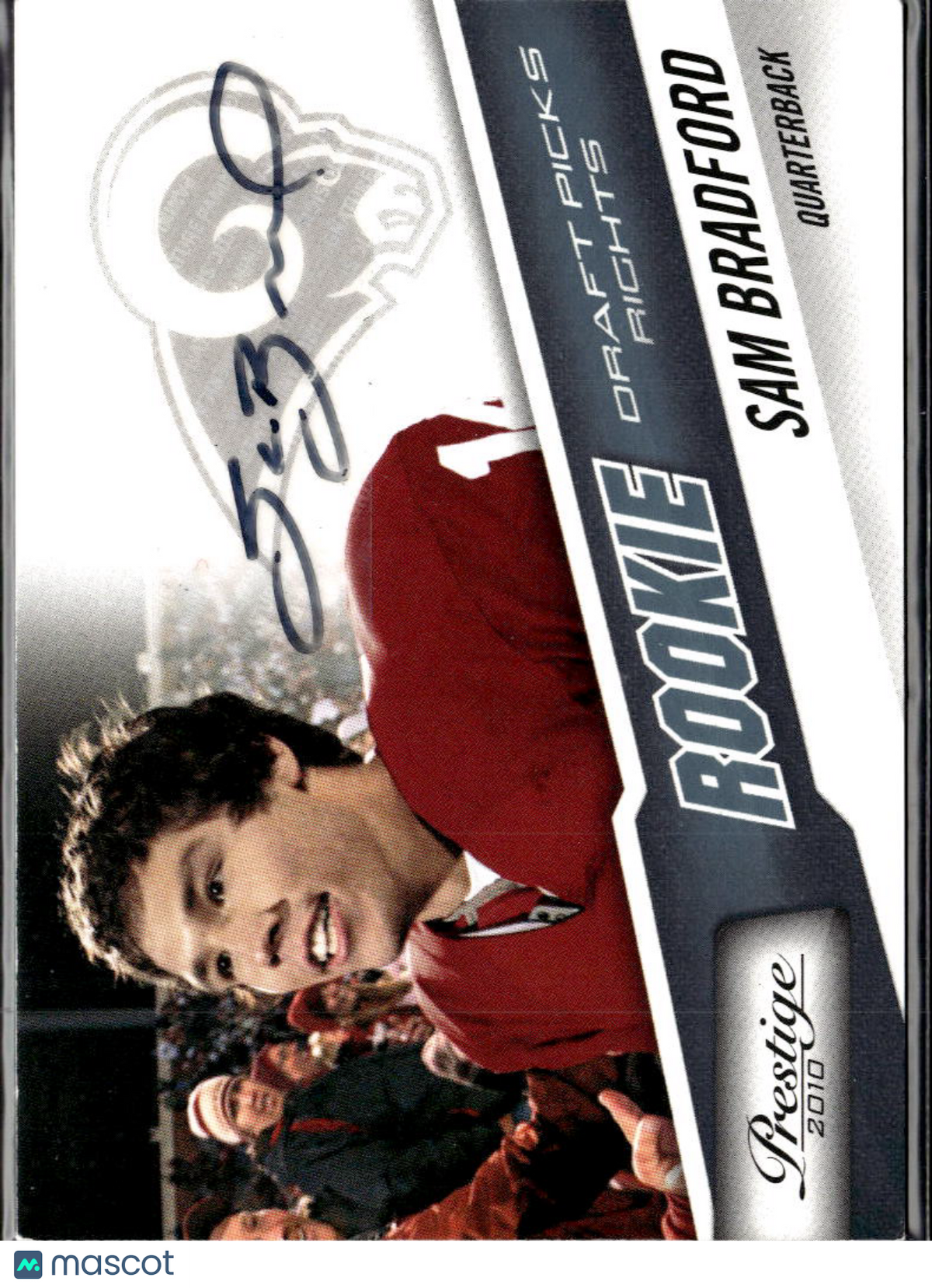 Sam Bradford 2010 Prestige Auto Autograph RC 2/199 Sooners Rams