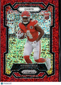 Rashee Rice 2023 Prizm Red Sparkle Prizm RC SSP Kansas City Chiefs