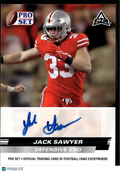 Jack Sawyer 2022 Leaf Pro Set Auto Autograph RC Ohio State Steelers