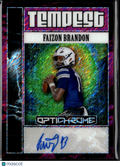 Faizon Brandon 2025 Leaf Optichrome Auto Autograph RC Tennessee Vols 8/8