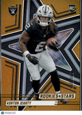 Ashton Jeanty 2025 Rookies & Stars Orange Rookie RC 190/249 Las Vegas Raiders