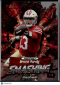 Brock Purdy 2026 Wild Card Alumination 1/1 San Francisco 49ers