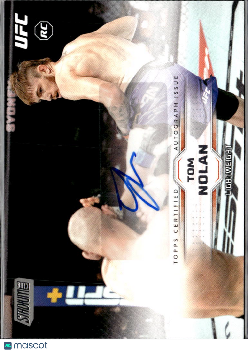 Tom Nolan 2026 Topps Stadium Club UFC Auto Autograph RC Rookie