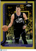 Walker Kessler 2026 Topps Chrome GOLD Refractor 37/50 Utah Jazz