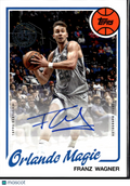 Franz Wagner 2025 Topps '80 Auto Autograph Orlando Magic