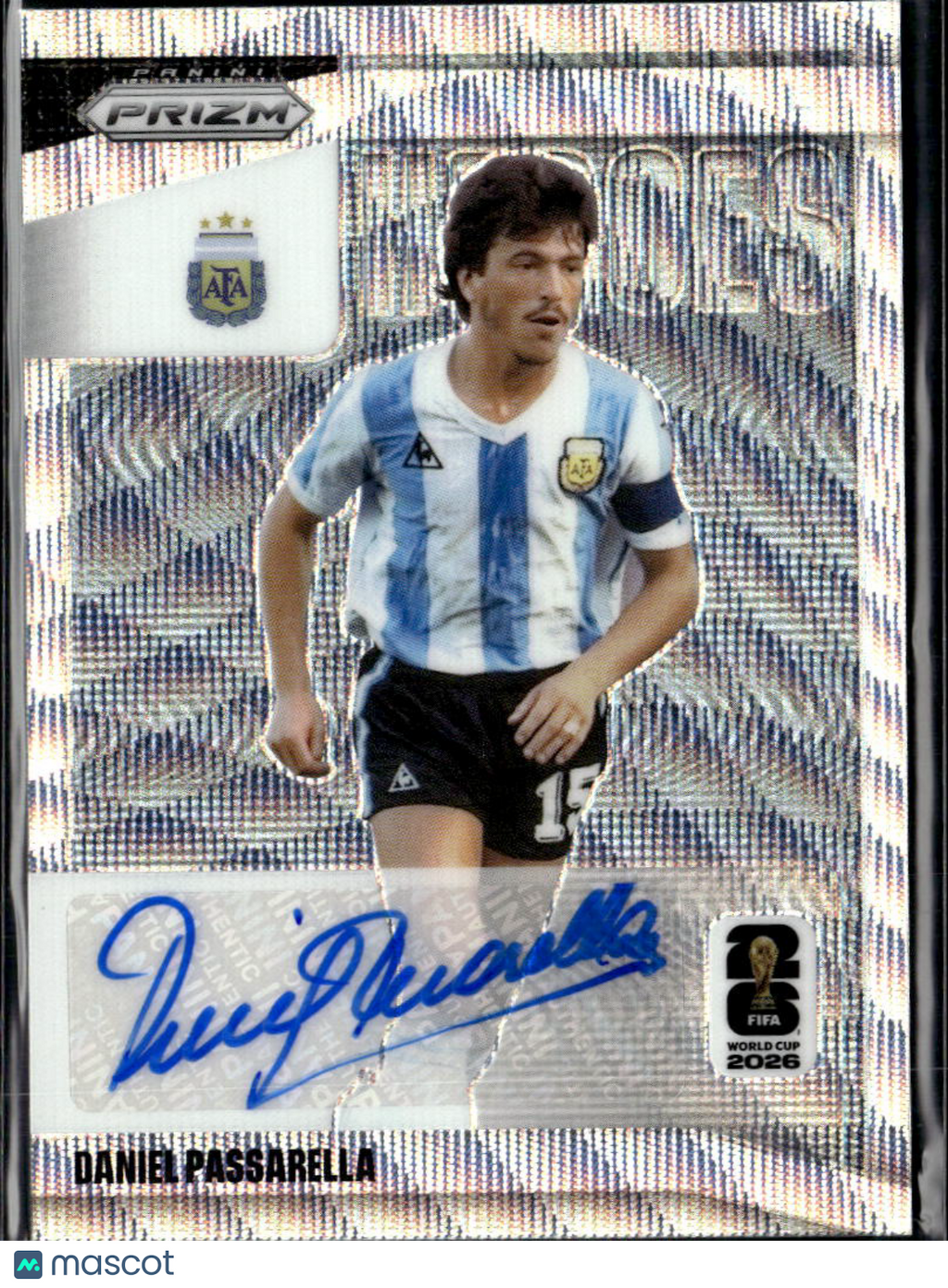 Daniel Passarella 2026 Prizm FIFA World Cup Auto Autograph Argentina