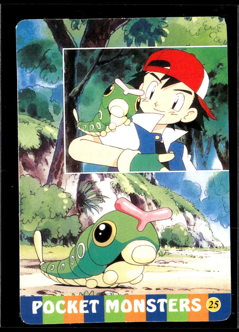 Pikachu group Vintage Pocket Monsters Vending Machine Sticker (unlicensed)