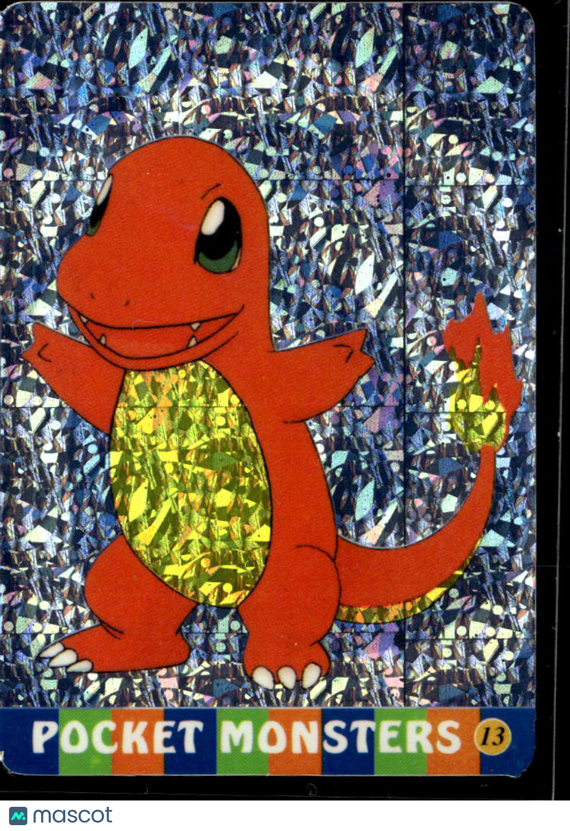 Charmander Vintage Pocket Monsters Vending Machine Sticker (unlicensed)