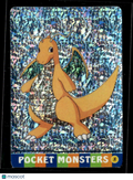 Dragonite Vintage Pocket Monsters Vending Machine Sticker (unlicensed) Card #8/2