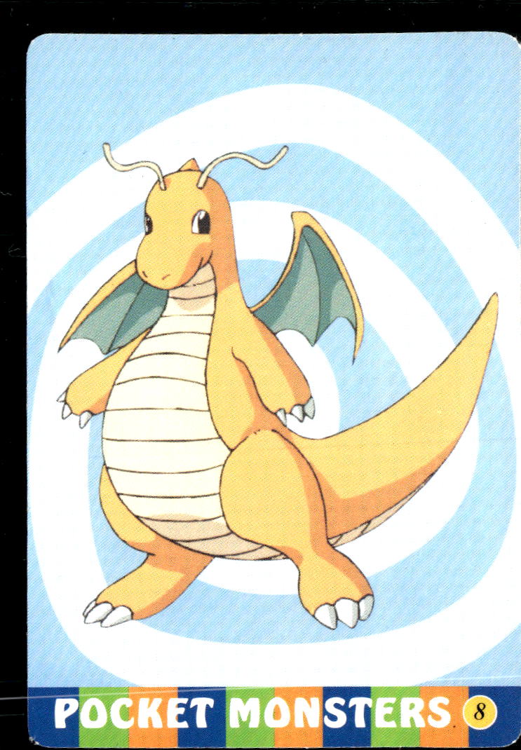 Pikachu Vintage Pocket Monsters Vending Machine Sticker (unlicensed) Card #2/8